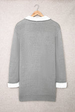 Load image into Gallery viewer, Open Front Pocketed Longline Cardigan

