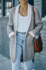 Load image into Gallery viewer, Open Front Pocketed Longline Cardigan
